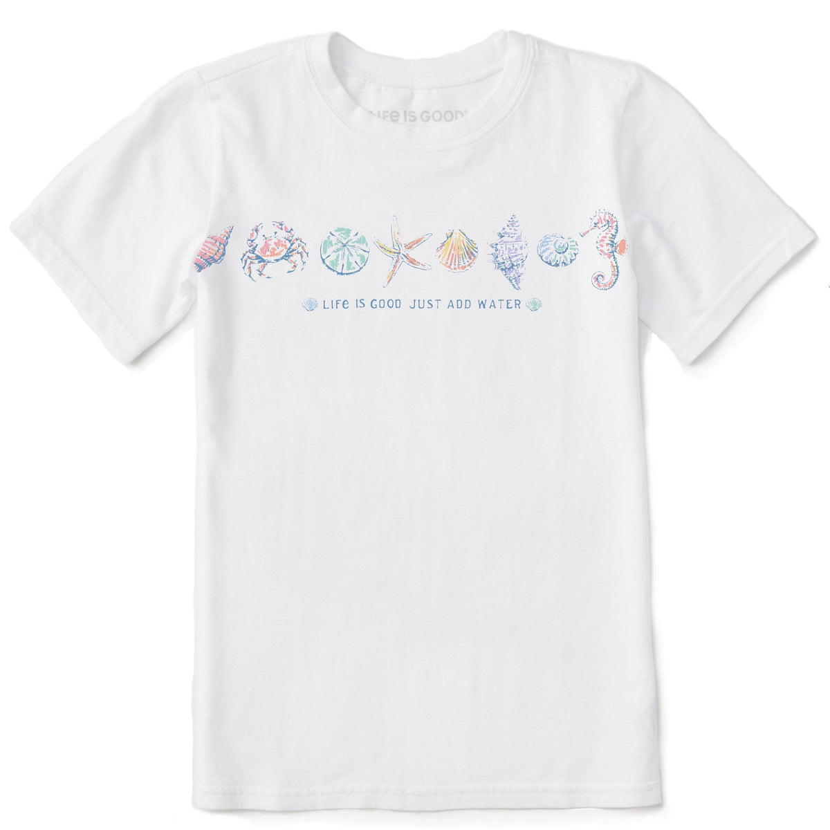 Kids Just Add Water Shells Short Sleeve Crusher Tee product image 1