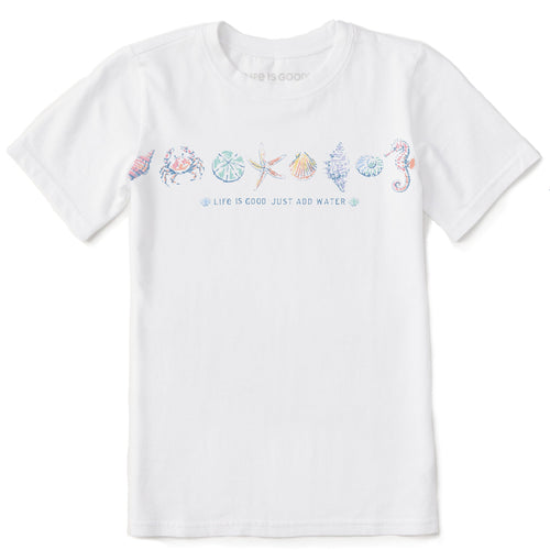 Kids Just Add Water Shells Short Sleeve Crusher Tee product image 1