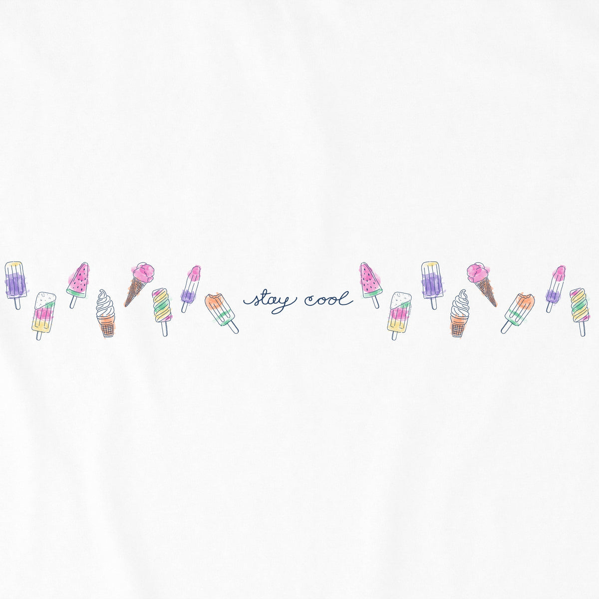 Kids Ice Cream Stay Cool Short Sleeve Crusher Tee product image 2