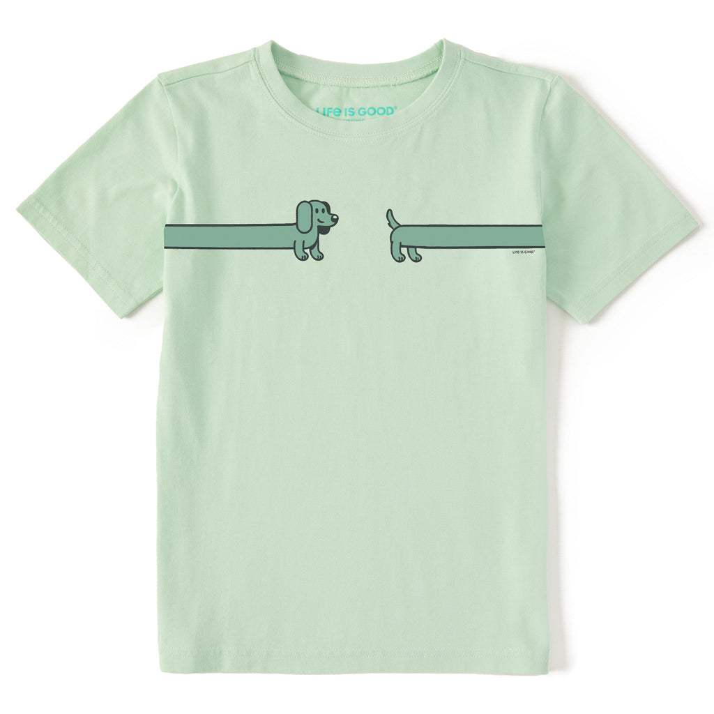 Kids Happy Dachshund Short Sleeve Crusher Tee product image 1
