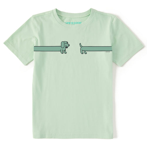 Kids Happy Dachshund Short Sleeve Crusher Tee product image 1