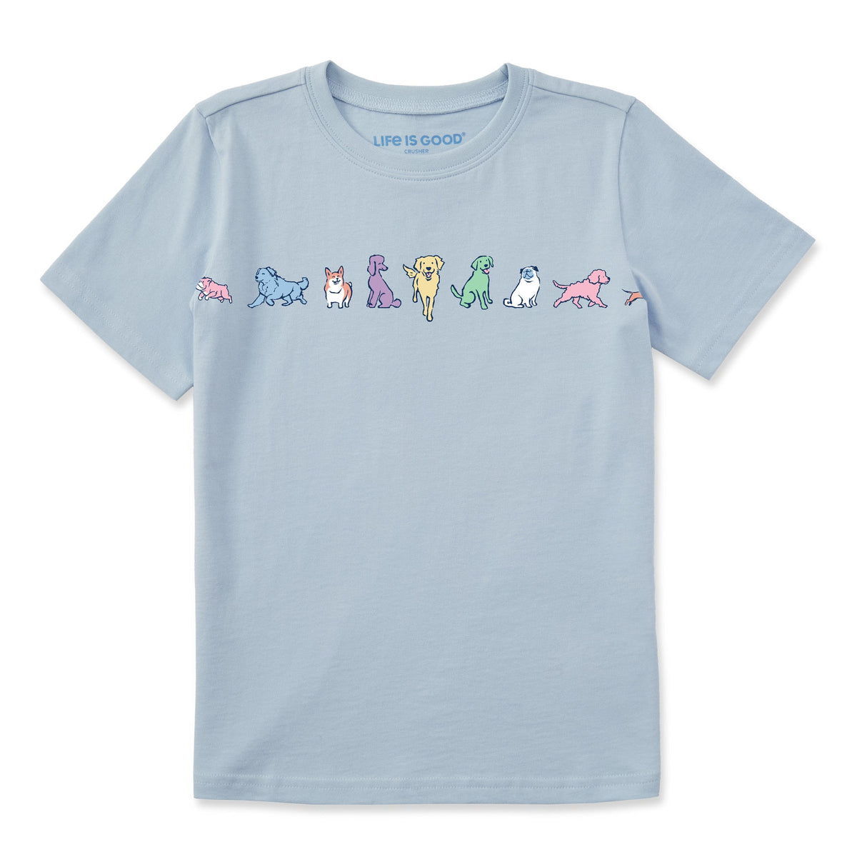 Kids Inkbrush Pups Short Sleeve Crusher Tee product image 1