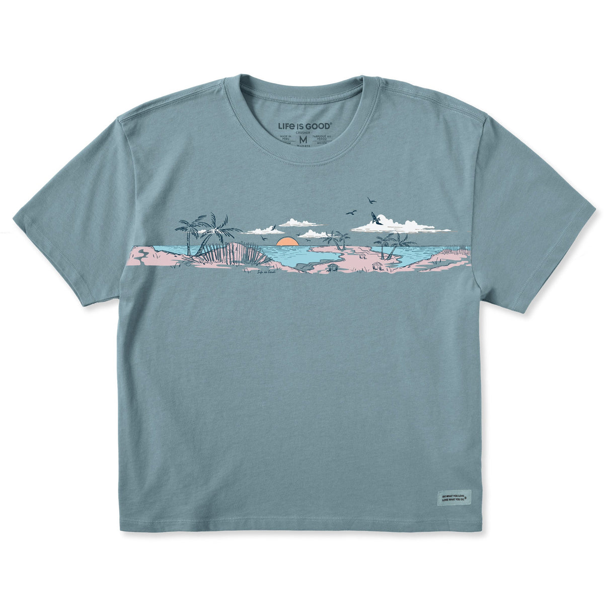 Women's Beach Vista Short Sleeve Crusher Boxy Tee product image 1