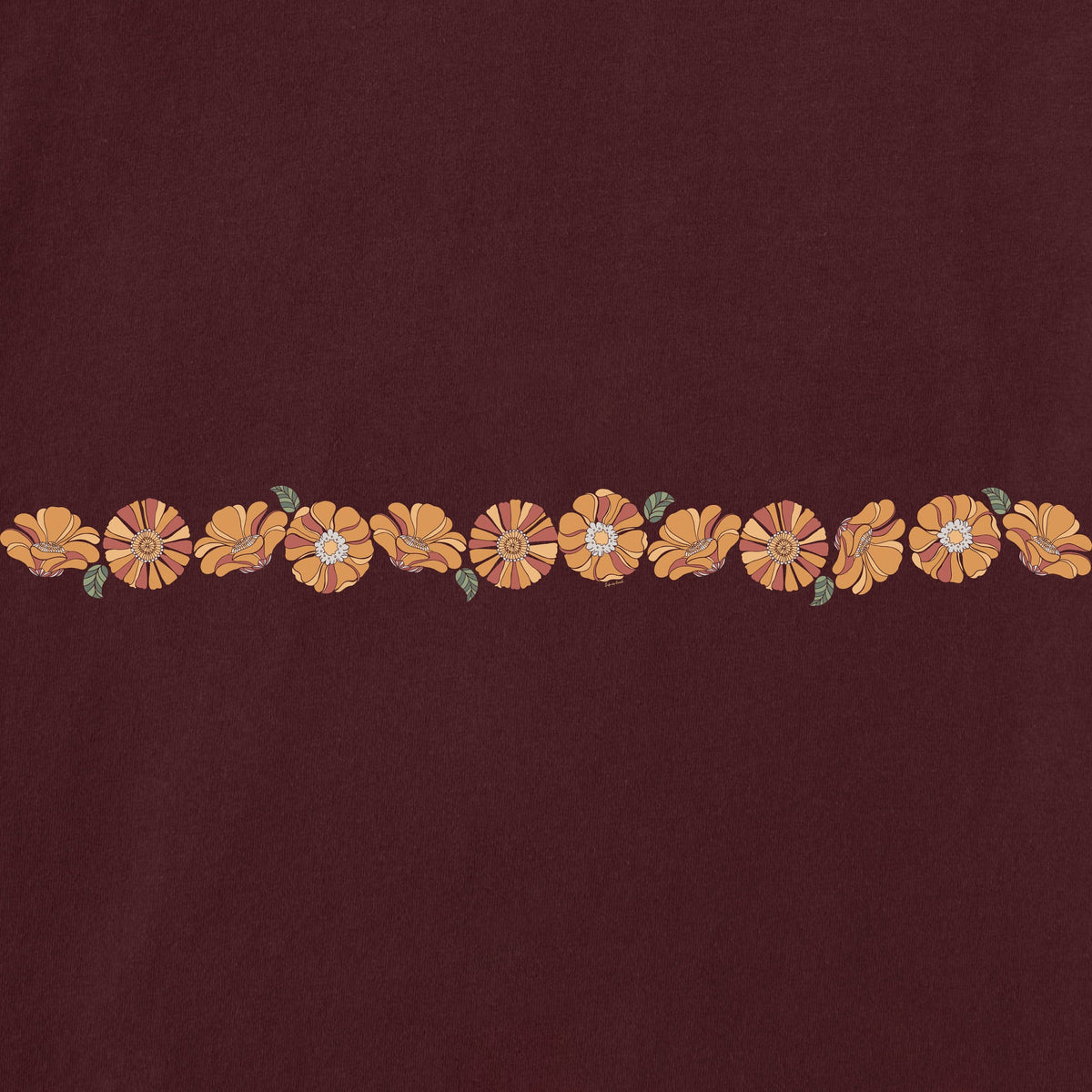Women's Big Groovy Flowers Short Sleeve Crusher Boxy Tee product image 2