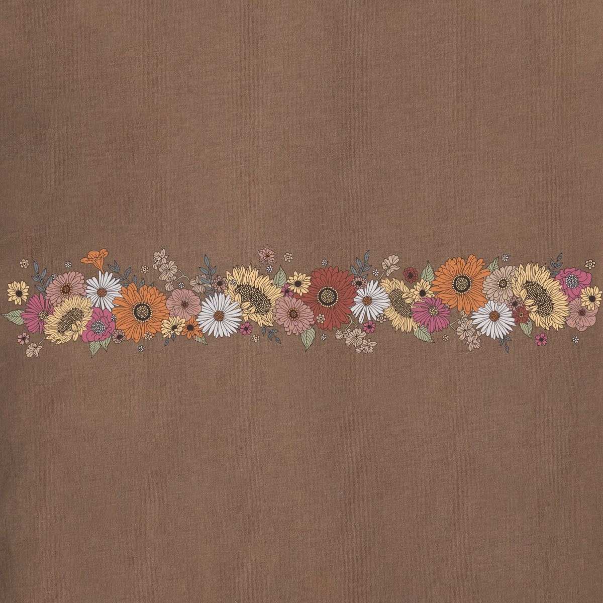 Women's Beautiful Energy Flowers Short Sleeve Crusher Boxy product image 2