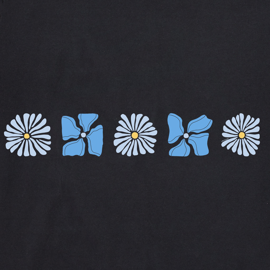 Women's Woodblock Floral Short Sleeve Crusher Boxy Tee product image 2