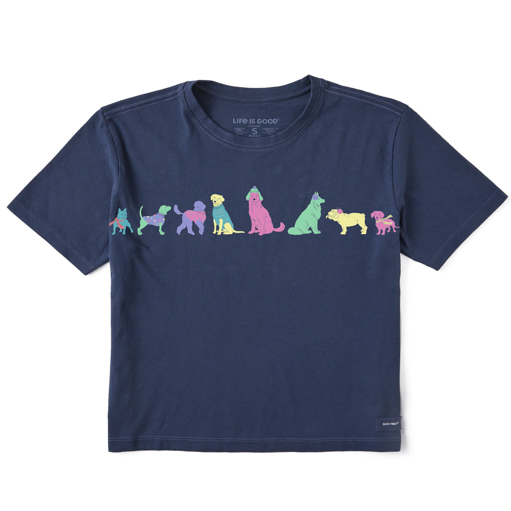 Women's Must Like Dogs Short Sleeve Crusher Boxy Tee product image 1