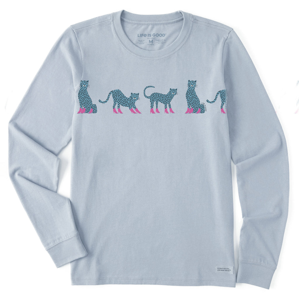 Women's Cheetahs in Boots Long Sleeve Crusher Tee product image 1