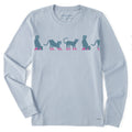 Women's Cheetahs in Boots Long Sleeve Crusher Tee product image 1