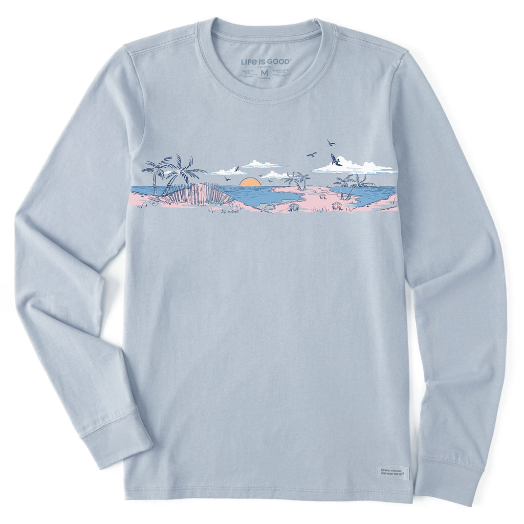 Women's Beach Vista Long Sleeve Crusher Tee product image 1