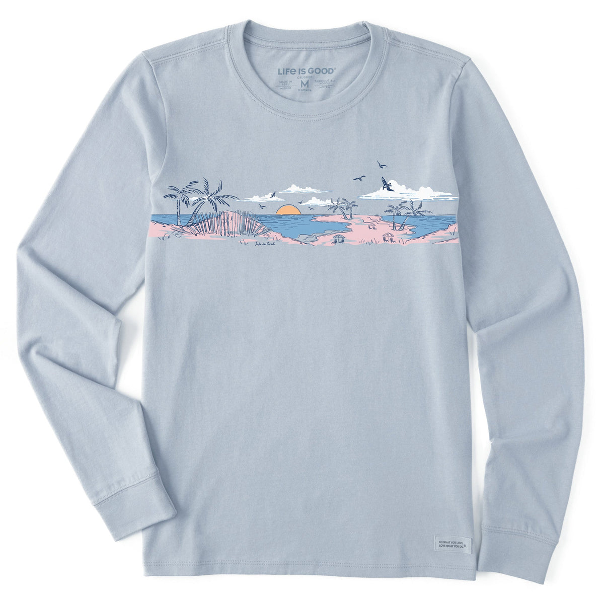 Women's Beach Vista Long Sleeve Crusher Tee product image 1