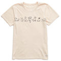 Women's Inkbrush Pups Short Sleeve Crusher Tee product image 1