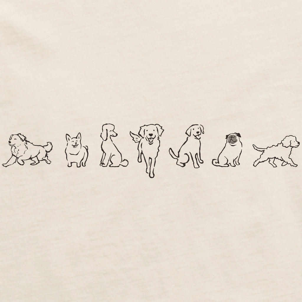 Women's Inkbrush Pups Short Sleeve Crusher Tee product image 2