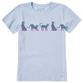 Women's Cheetahs in Boots Short Sleeve Crusher Tee product image 1