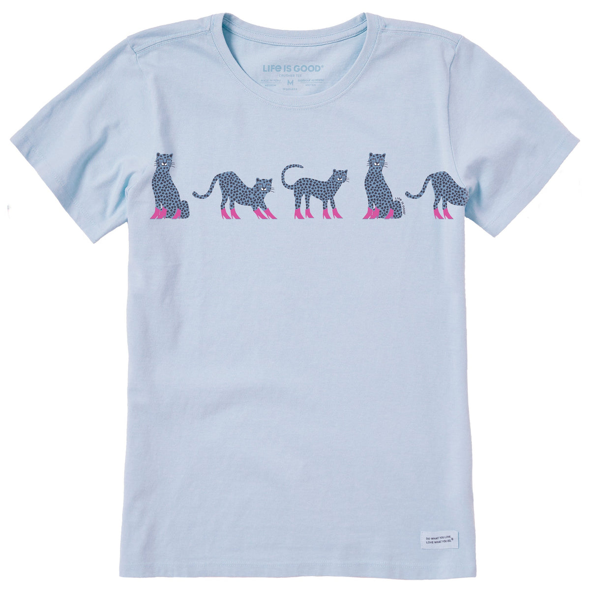 Women's Cheetahs in Boots Short Sleeve Crusher Tee product image 1