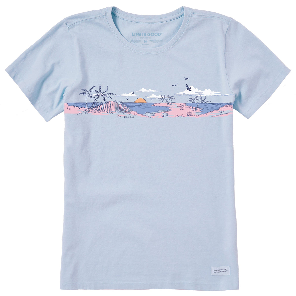 Women's Beach Vista Short Sleeve Crusher Tee product image 1