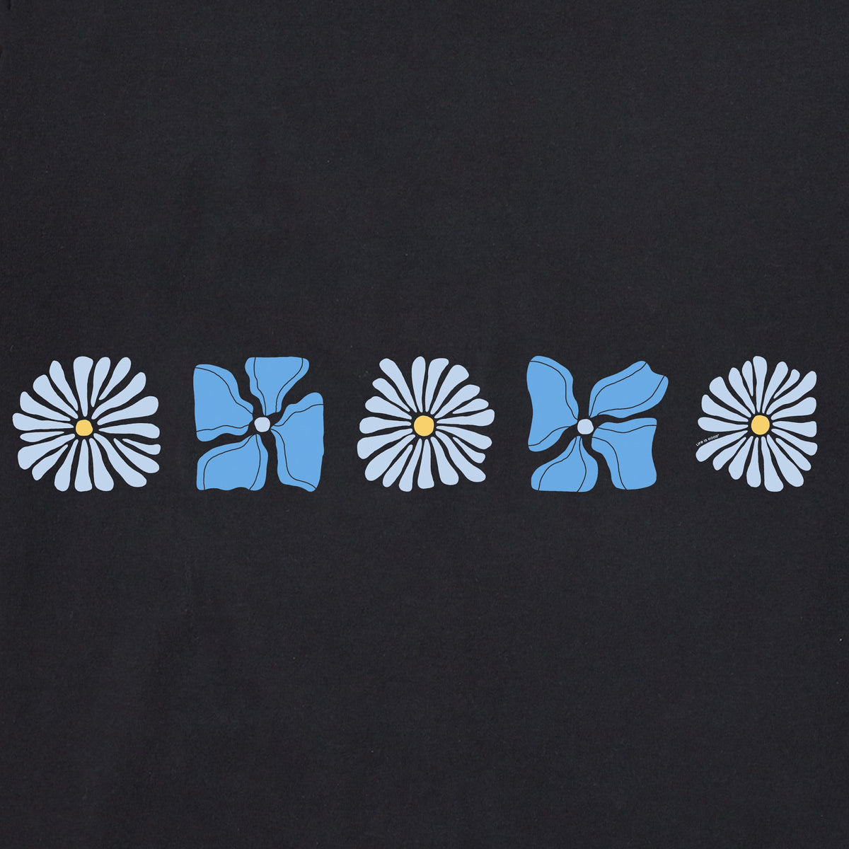 Women's Woodblock Floral Short Sleeve Crusher Tee product image 2