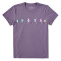 Women's Dancing Frogs Mushrooms Short Sleeve Crusher Tee product image 1