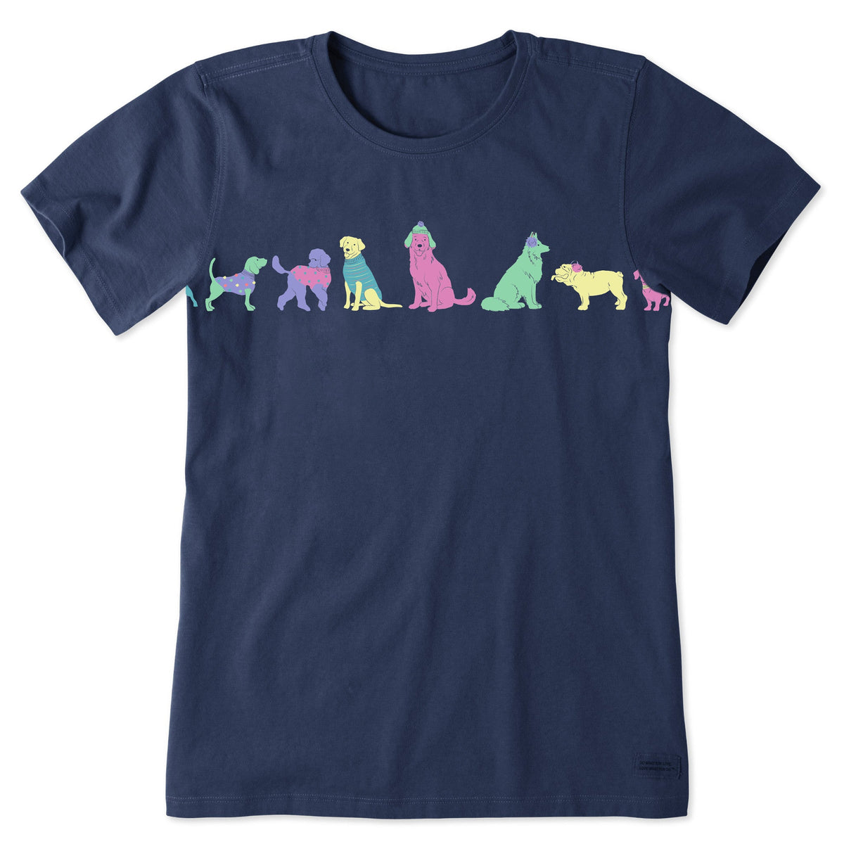 Women's Must Like Dogs Short Sleeve Crusher Tee product image 1