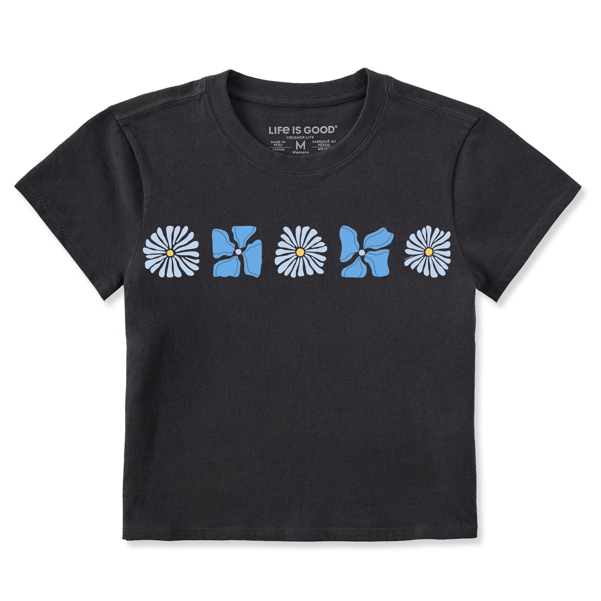 Women's Woodblock Floral Crusher-LITE Shrunken Tee product image 1