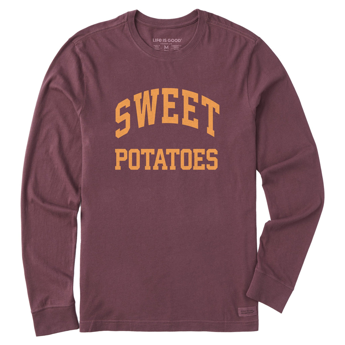 Men's Sweet Potatoes Arch Long Sleeve Crusher Tee product image 1