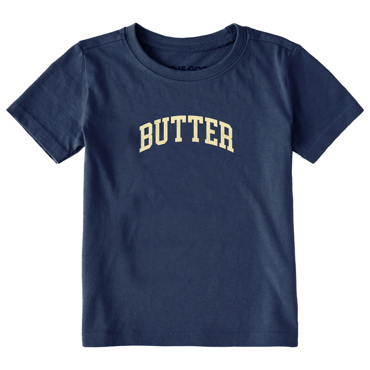 Toddler Butter Athletic Arch Short Sleeve Crusher Tee product image 1