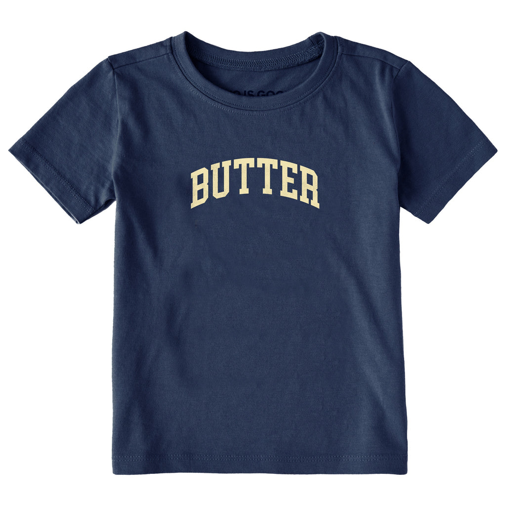 Toddler Butter Athletic Arch Short Sleeve Crusher Tee product image 3