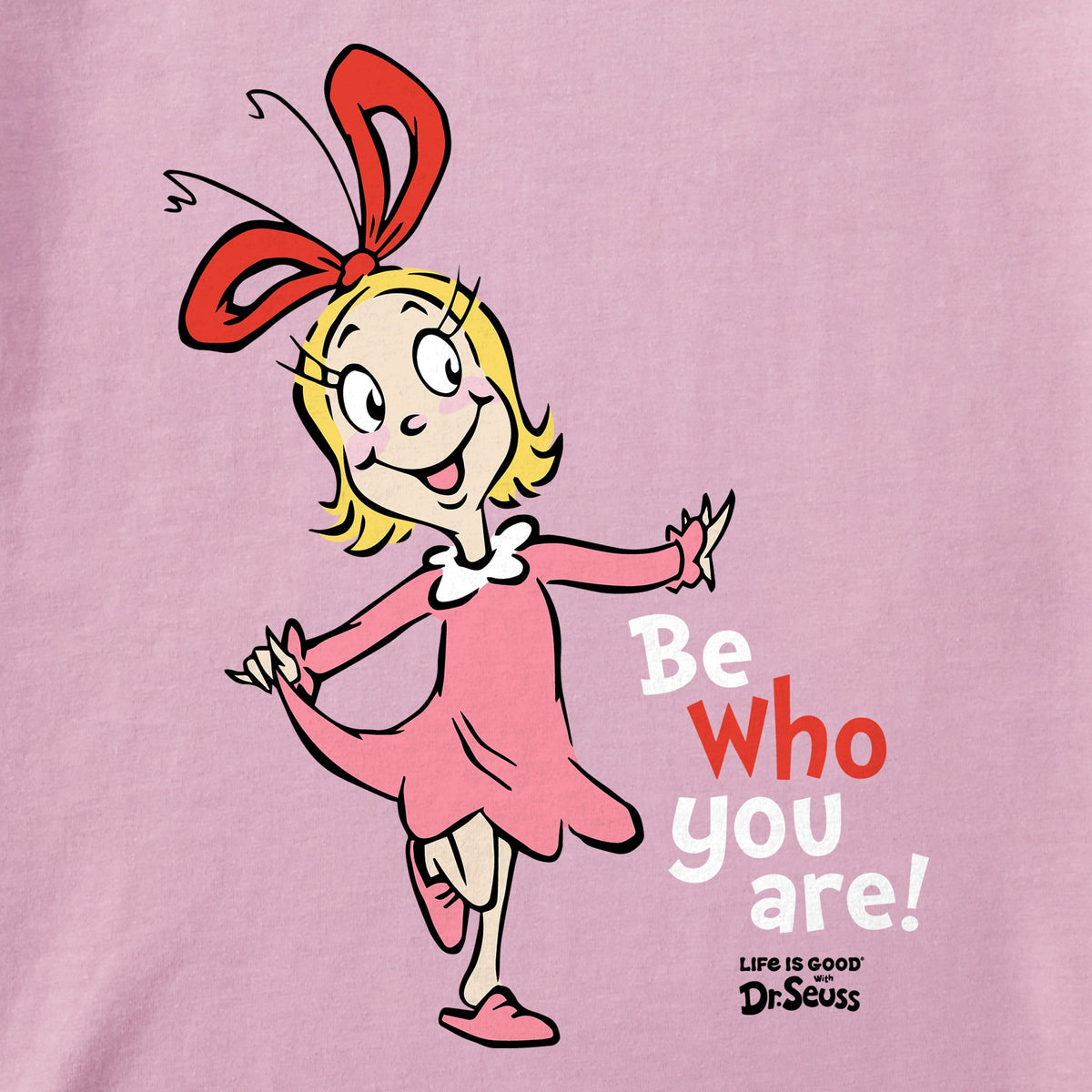 Toddler Be Who You Are Cindy Lou Short Sleeve Crusher Tee product image 4