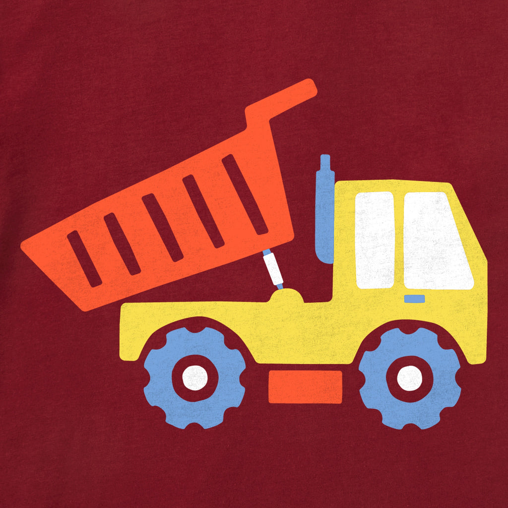 Toddler Construction Truck Short Sleeve Crusher Tee product image 2