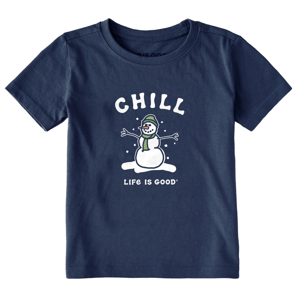 Toddler Chill Snowman Short Sleeve Crusher Tee product image 1