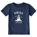 Toddler Chill Snowman Short Sleeve Crusher Tee product image 1