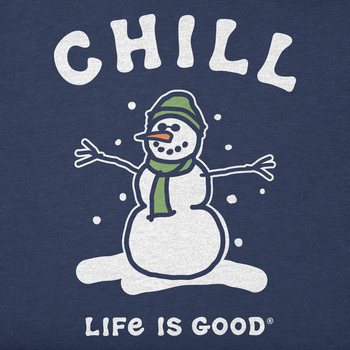Toddler Chill Snowman Short Sleeve Crusher Tee product image 4