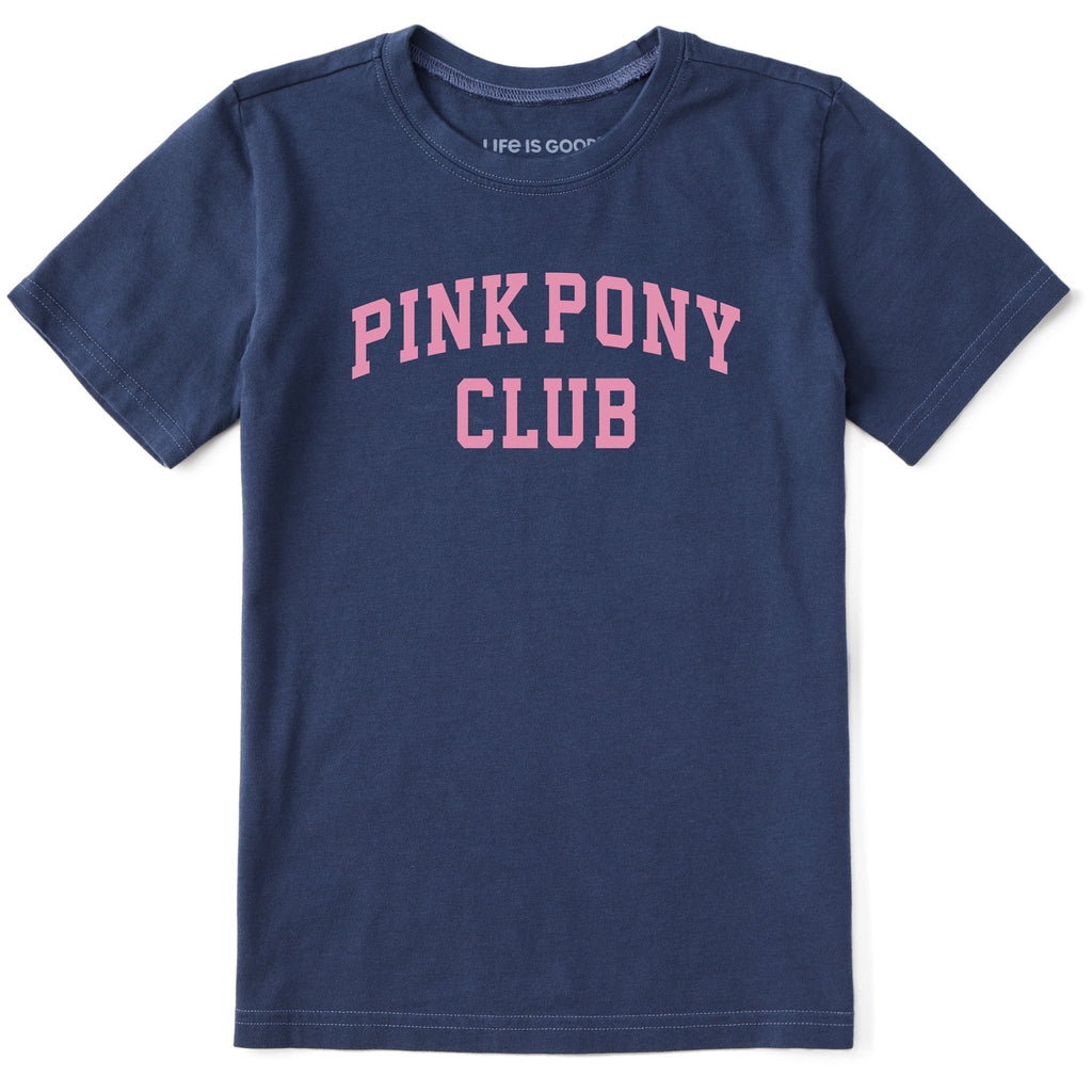 Kids Pink Pony Club Arch Short Sleeve Crusher Tee product image 1