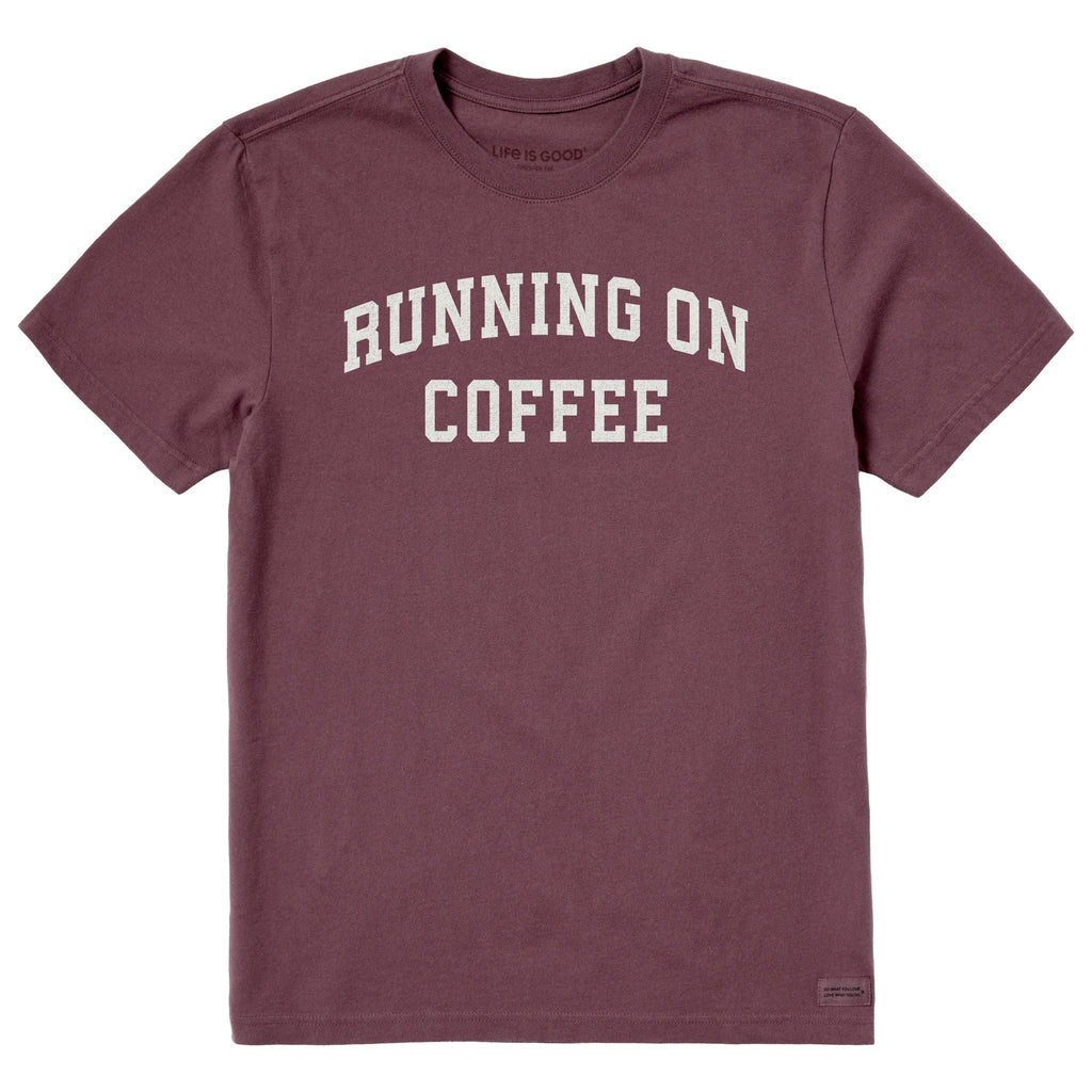 Men's Running on Coffee Arch Short Sleeve Crusher Tee product image 1
