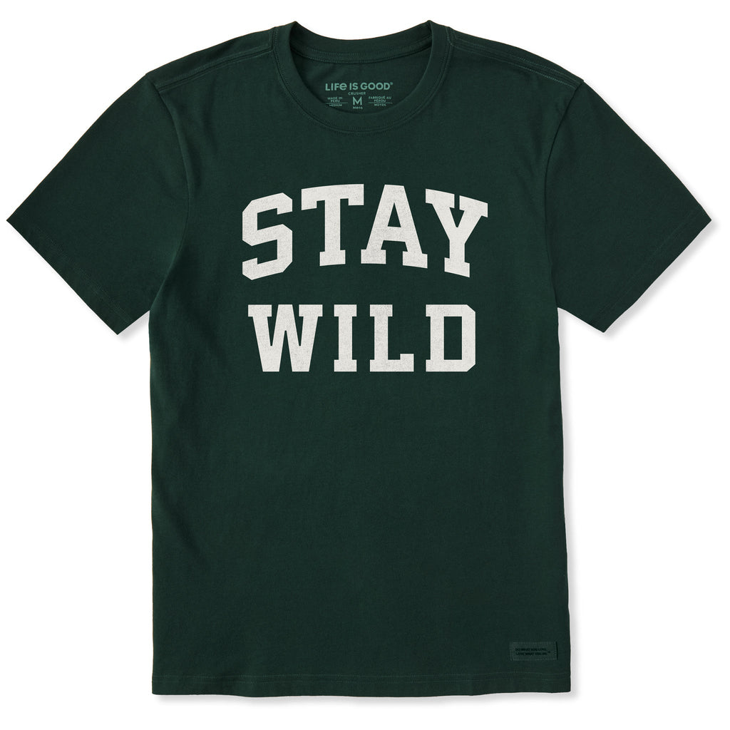 Men's Stay Wild Arch Short Sleeve Crusher Tee product image 1
