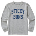 Kids Sticky Buns Arch Long Sleeve Crusher Tee product image 1