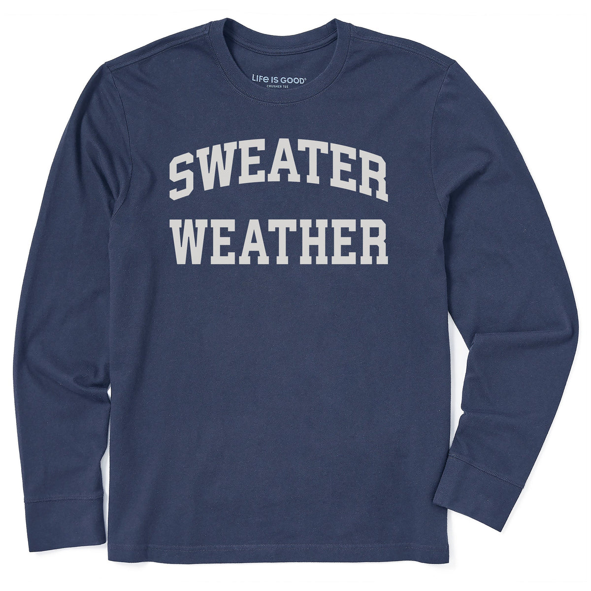 Men's Sweater Weather Arch Long Sleeve Crusher Tee product image 1