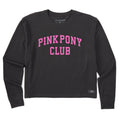 Women's Pink Pony Club Arch Long Sleeve Crusher Boxy Tee product image 1