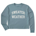 Women's Sweater Weather Arch Long Sleeve Crusher Boxy Tee product image 1