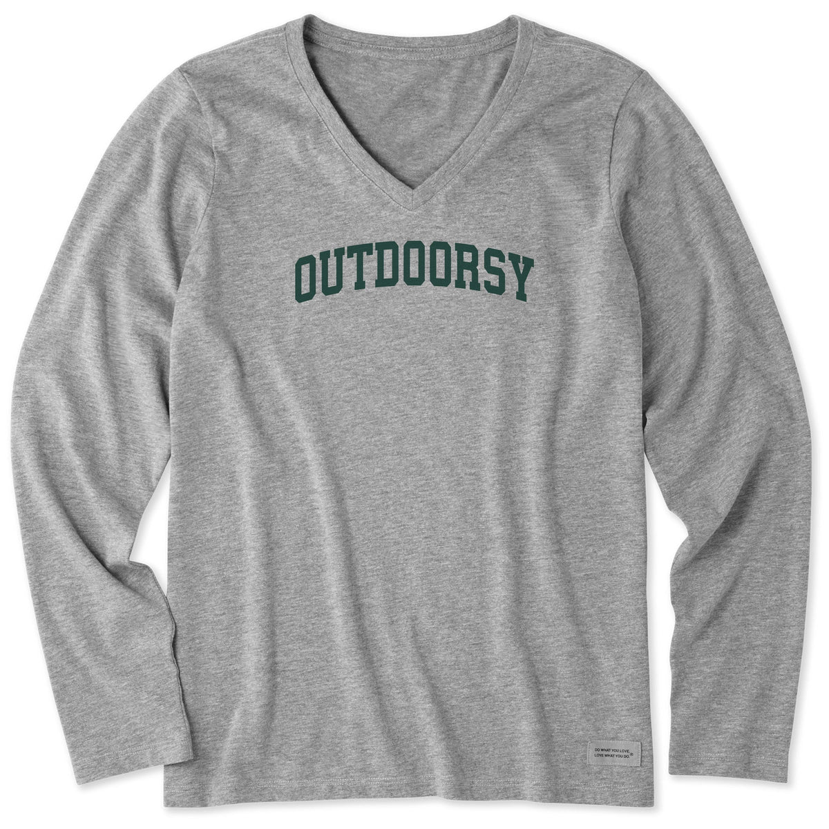 Women's Outdoorsy Arch Long Sleeve Crusher Vee product image 1