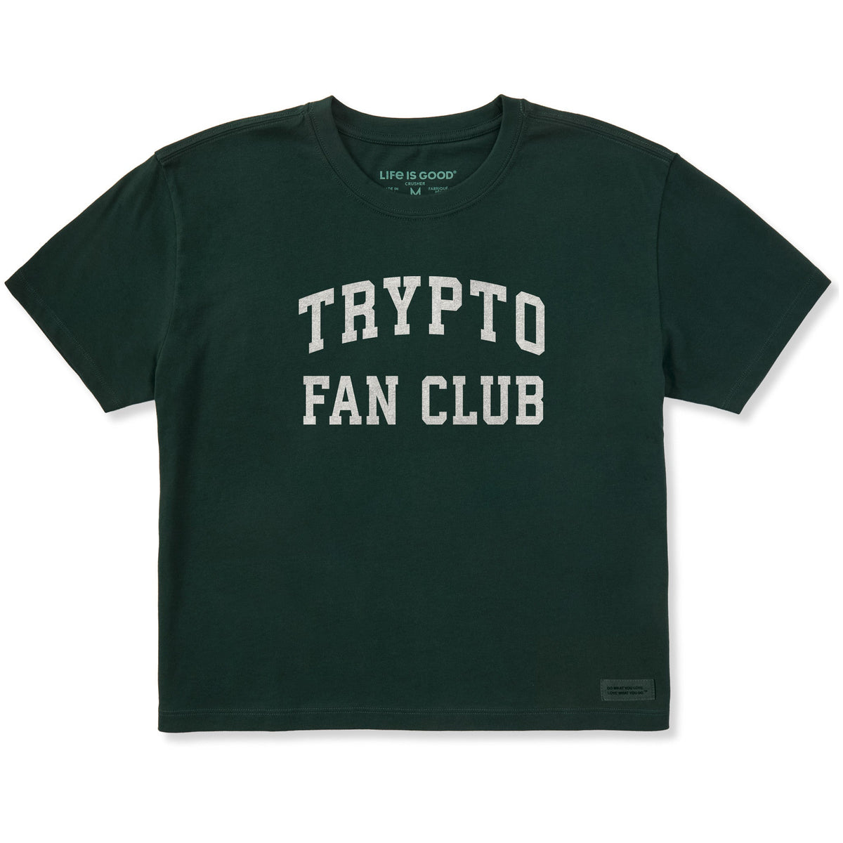 Women's Trypto Fan Club Arch Short Sleeve Crusher Boxy Tee product image 1