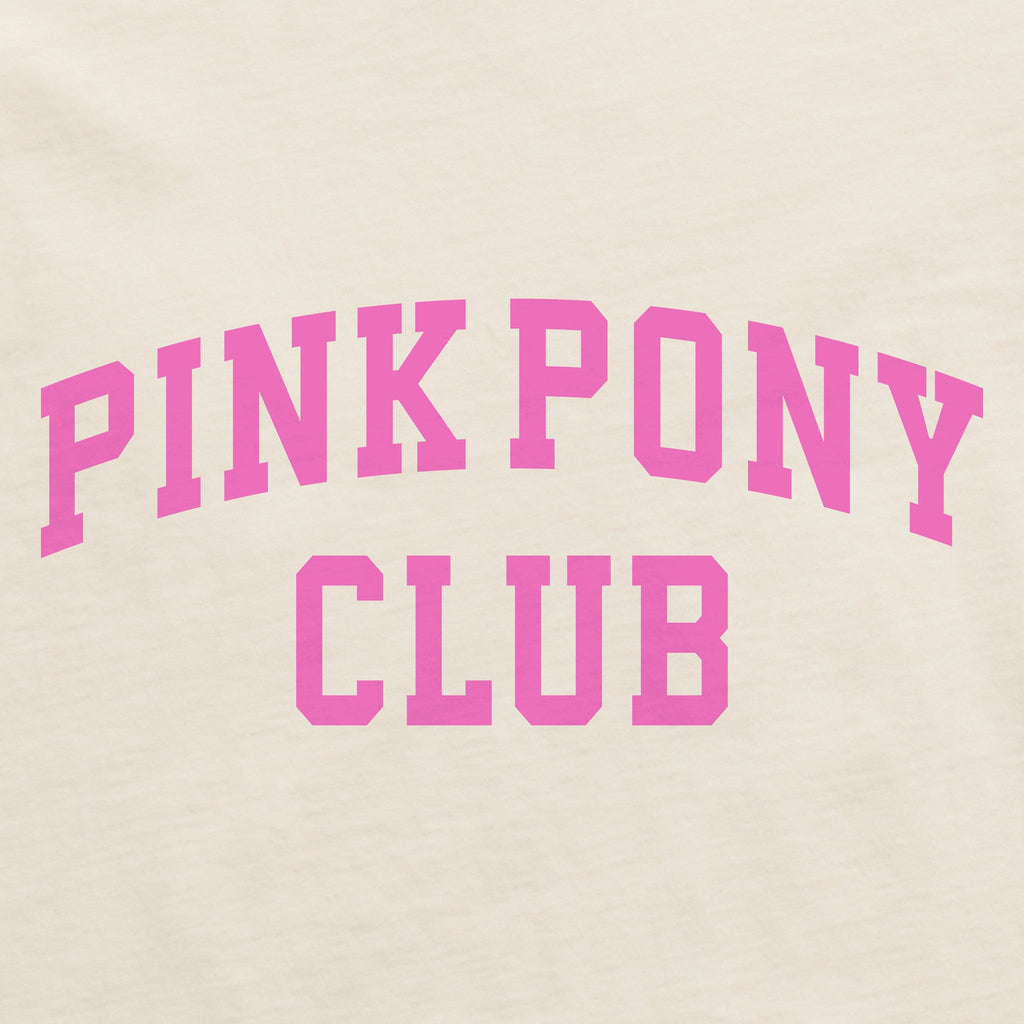 Women's Pink Pony Club Arch Short Sleeve Crusher Boxy Tee product image 2