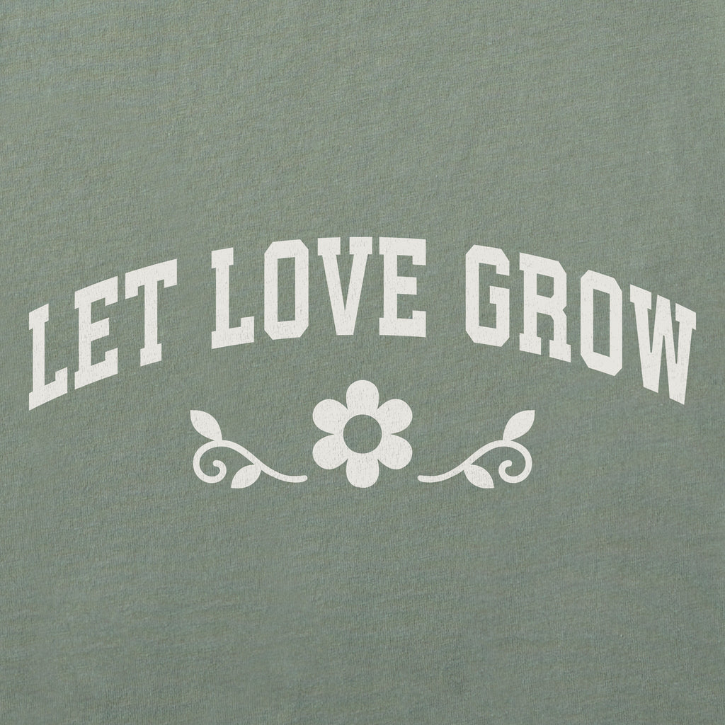 Women's Let Love Grow Arch Short Sleeve Crusher Boxy Tee product image 2