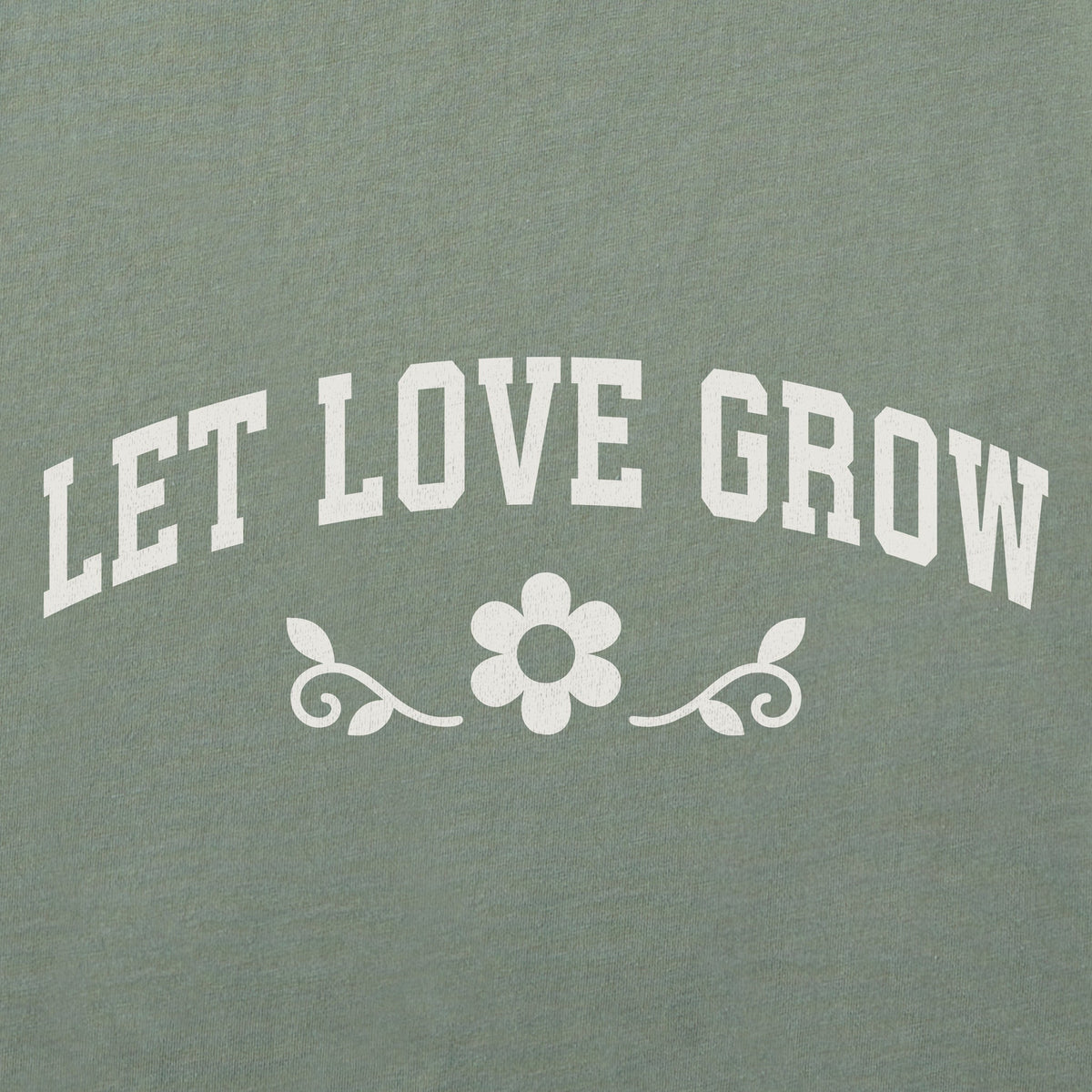 Women's Let Love Grow Arch Short Sleeve Crusher Boxy Tee product image 2