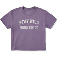 Women's Stay Wild Moon Child Arch Short Sleeve Crusher Boxy product image 1