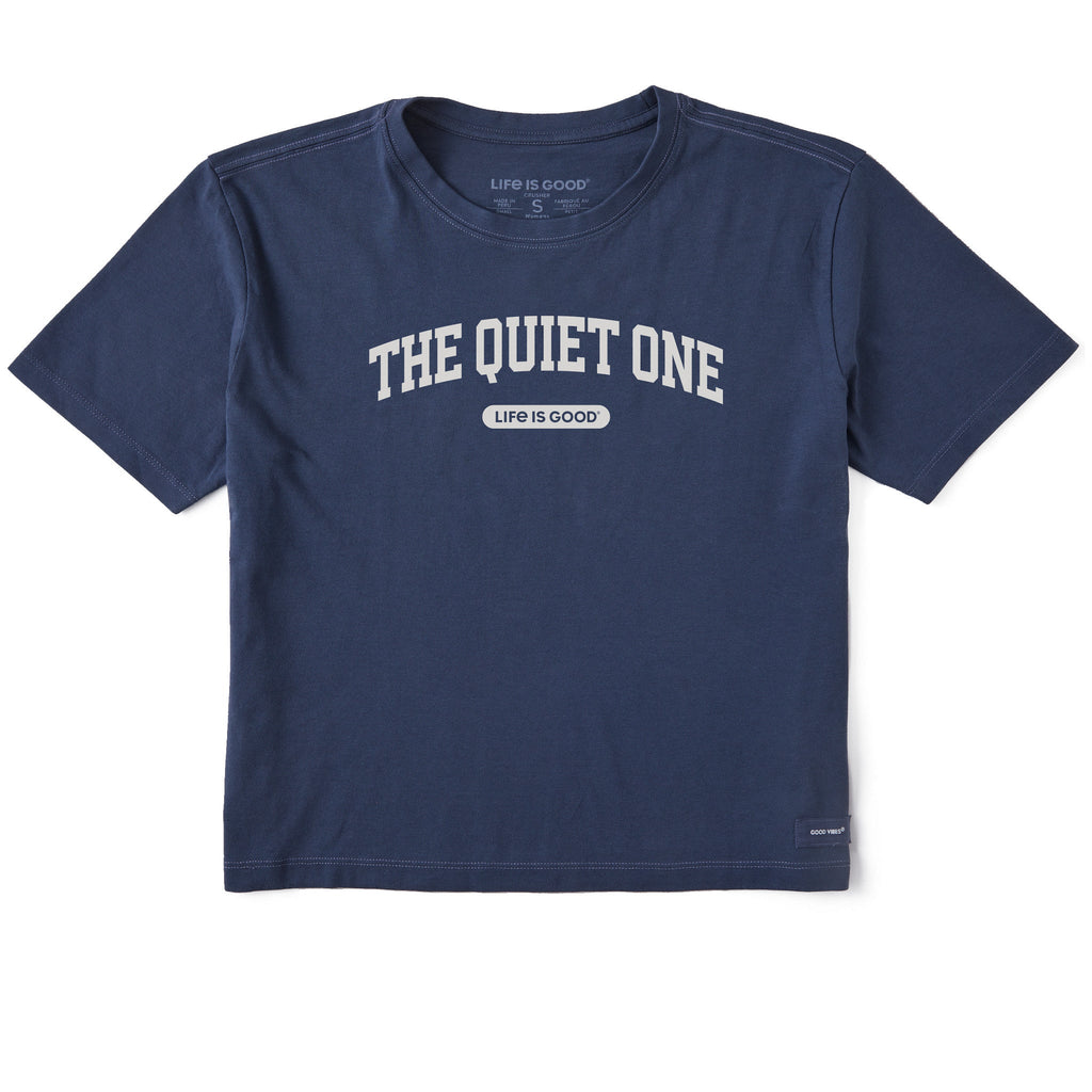 Women's The Quiet One Arch Short Sleeve Crusher Boxy Tee product image 1