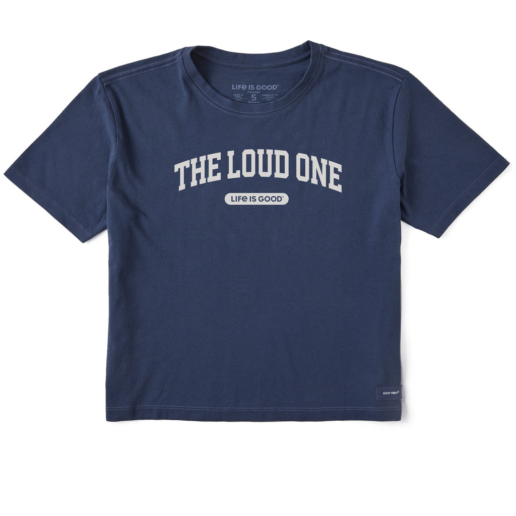 Women's The Loud One Arch Short Sleeve Crusher Boxy Tee product image 1