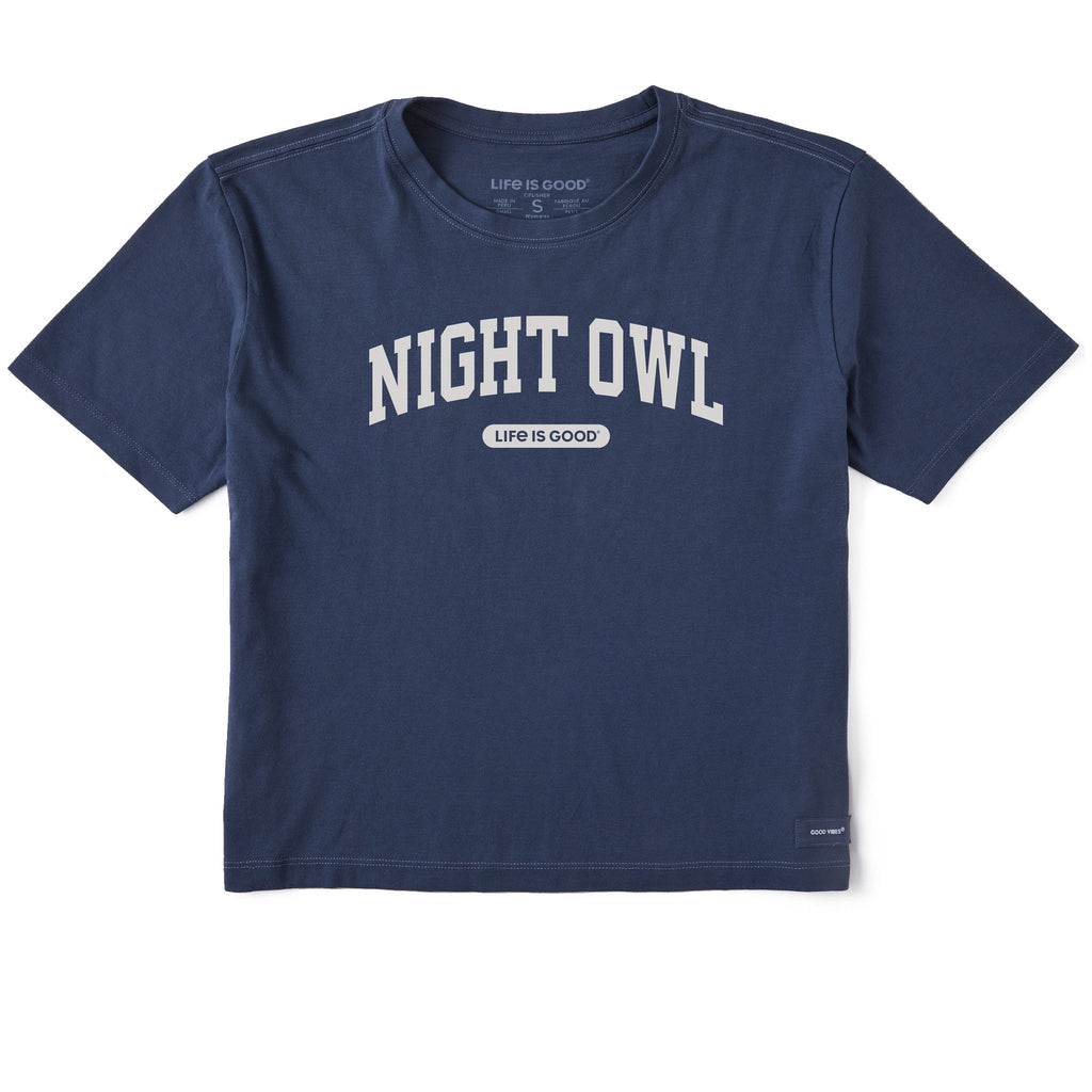 Women's Night Owl Arch Short Sleeve Crusher Boxy Tee product image 1