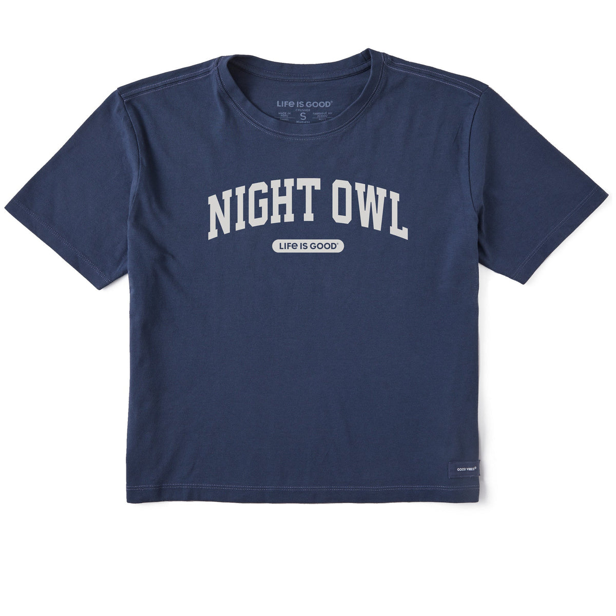 Women's Night Owl Arch Short Sleeve Crusher Boxy Tee product image 1