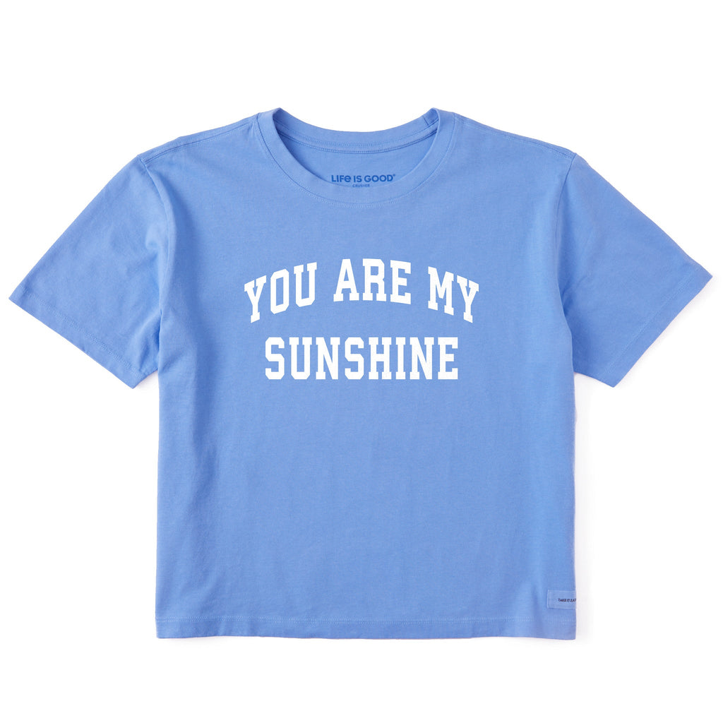 Women's You Are My Sunshine Arch Short Sleeve Crusher Boxy product image 1